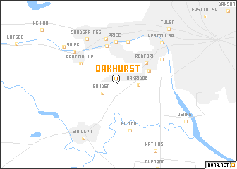 map of Oakhurst