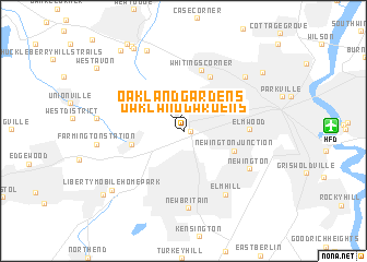 map of Oakland Gardens