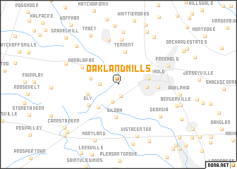 map of Oakland Mills