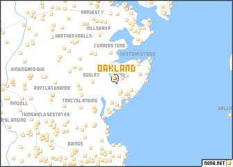 map of Oakland