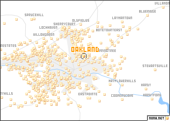 map of Oakland