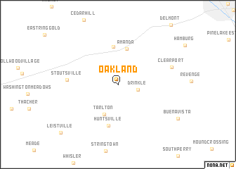 map of Oakland