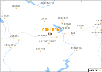 map of Oakland
