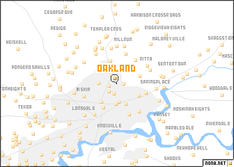 map of Oakland