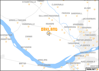 map of Oakland