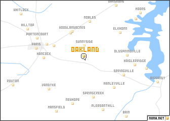 map of Oakland