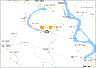 map of Oakland