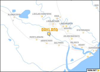 map of Oakland