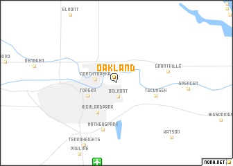 map of Oakland