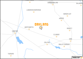 map of Oakland