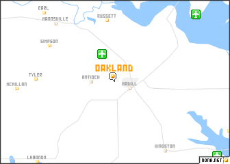 map of Oakland