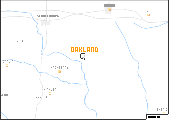 map of Oakland