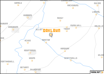 map of Oaklawn