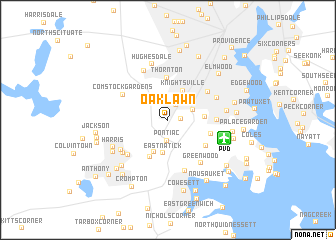 map of Oaklawn