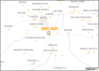 map of Oaklawn