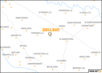 map of Oaklawn