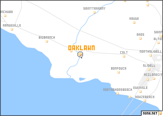 map of Oaklawn