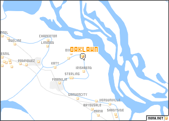 map of Oaklawn