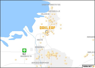 map of Oakleaf