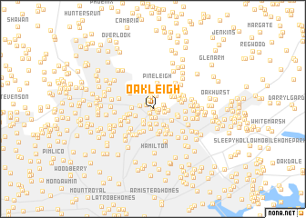 map of Oakleigh