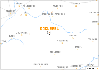 map of Oak Level