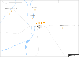 map of Oakley