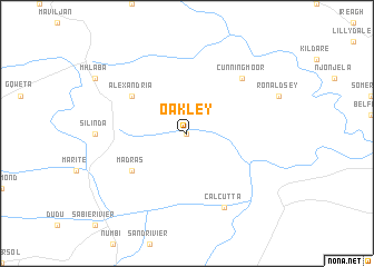 map of Oakley