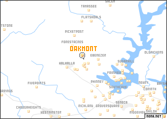 map of Oakmont