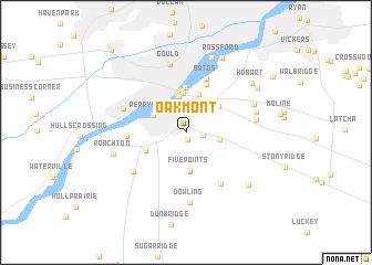 map of Oakmont