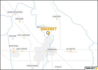 map of Oakport