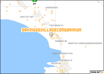 map of Oakridge Village Condominium