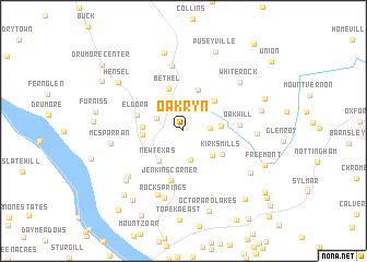 map of Oakryn