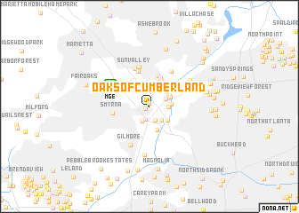 map of Oaks of Cumberland