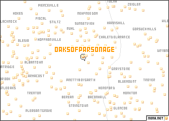 map of Oaks of Parsonage