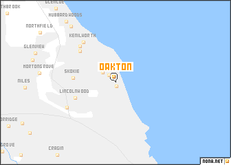 map of Oakton