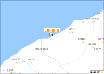 map of Oakura