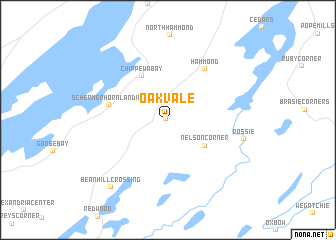 map of Oakvale