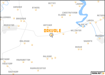 map of Oakvale