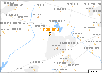 map of Oakview