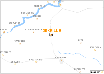 map of Oakville
