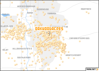 map of Oakwood Acres