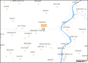 map of Oak