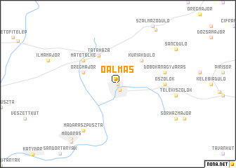 map of Óalmás