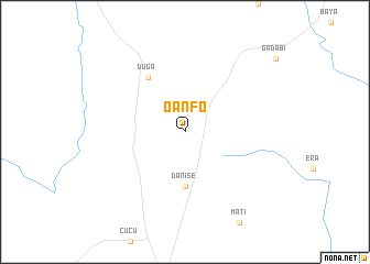 map of Oanfo