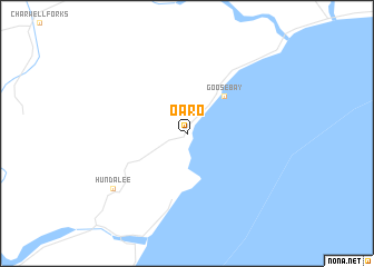 map of Oaro