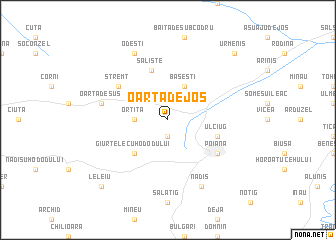 map of Oarţa de Jos