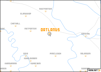 map of Oatlands