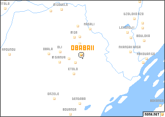 map of Obaba II