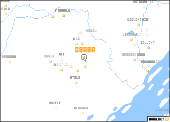 map of Obaba
