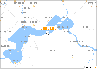 map of Obabene